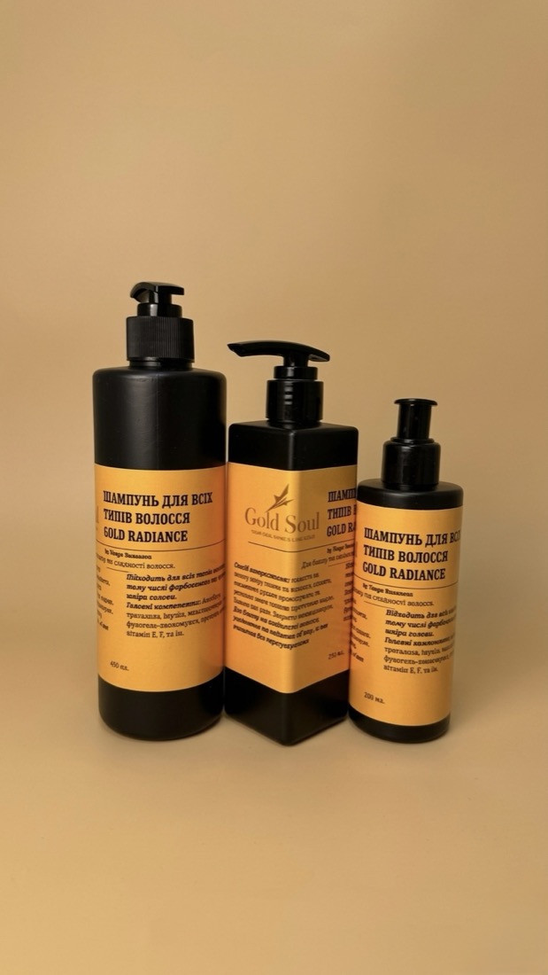 Шампунь для всех типов волос GOLD RADIANCE — косметика для волос Gold Soul